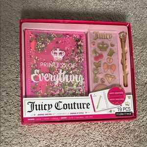 Juicy Couture Pink Journal and Pen Set